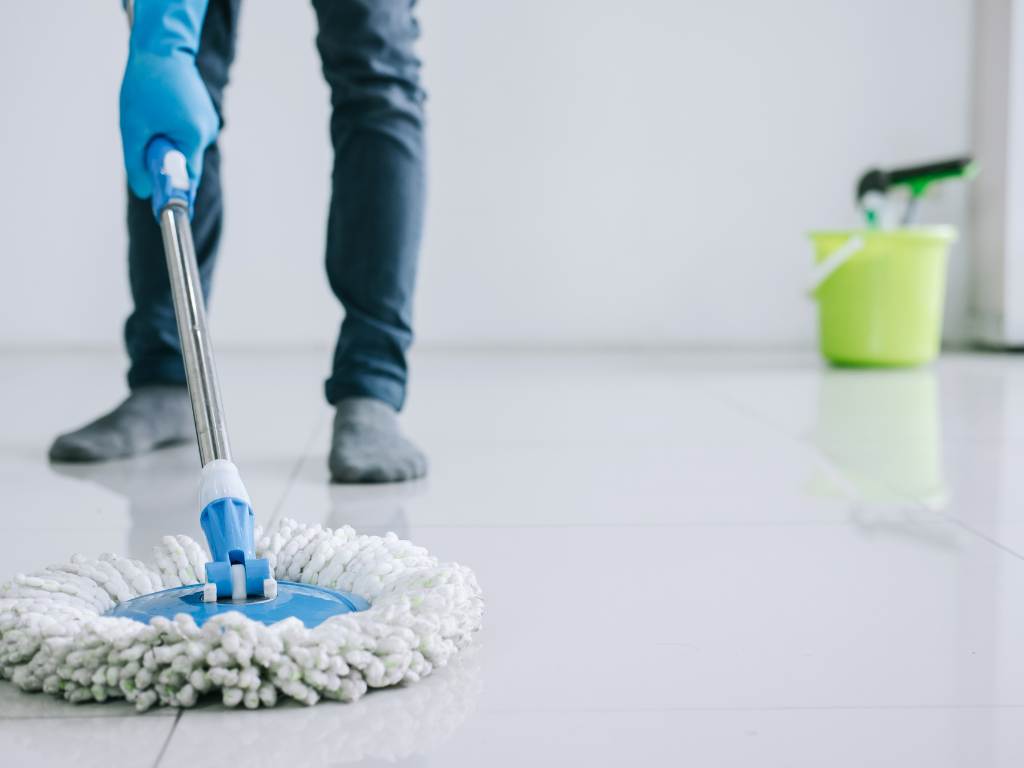 Disinfectant Floor Cleaner Within Facility Programs