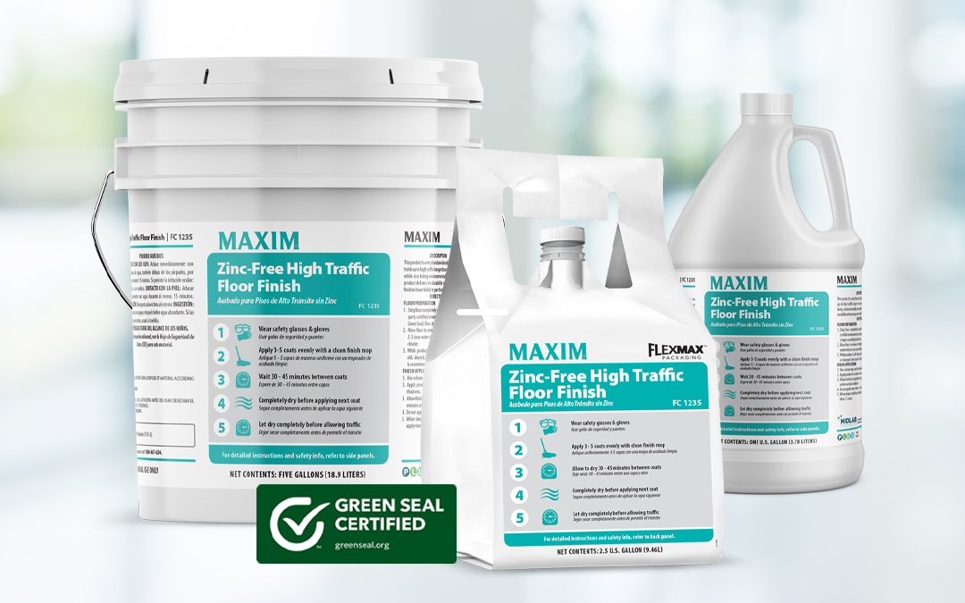Meet the Green Seal® GS-40 Certified, Zinc-Free Floor Finish That’s Formulated without PFAS